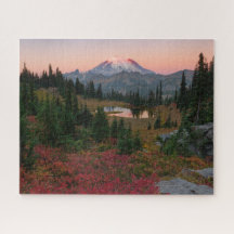 Lago Tipsoo e Monte Rainier Autumn Sunrise