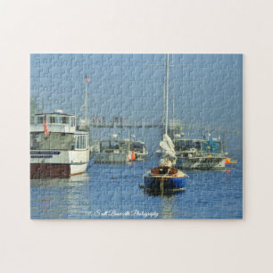 Quebra-cabeça Lagostas DrawBridge Perkins Cove Jigsaw Quebra-cab