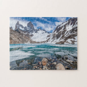 Quebra-cabeça Laguna De Los Tres e montagem Fitzroy