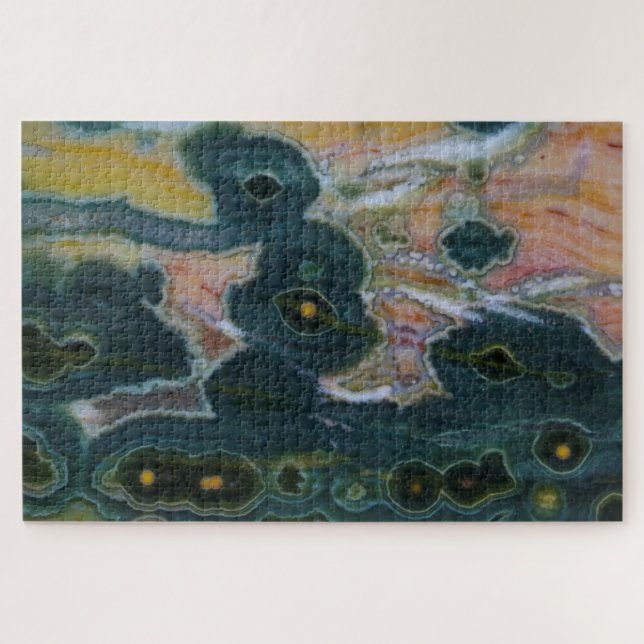 Quebra-cabeça Laje de Ocean Jasper (Horizontal)