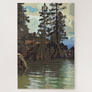 Quebra-cabeça Lake Tahoe Sand Harbor Puzzle