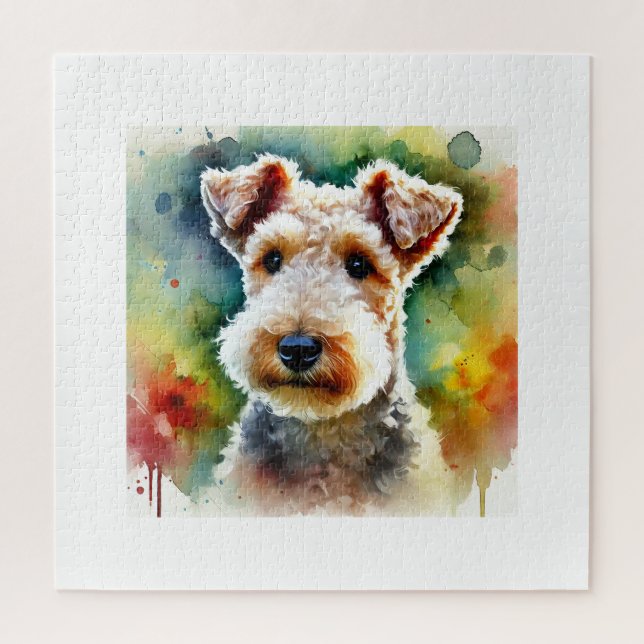 Quebra-cabeça Lakeland Terrier Dog 180724AREF117 - Watercolor (Vertical)