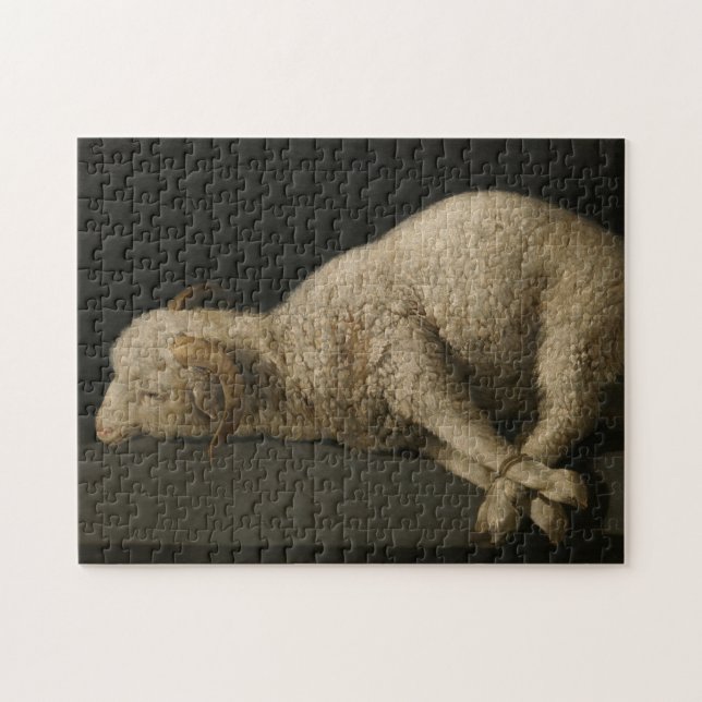 Quebra-cabeça Lamb de Deus (Agnus Dei) (Animais Sacrificados) (Horizontal)
