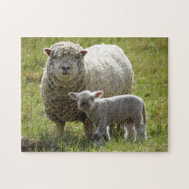 Quebra-cabeça Lâmpada de bebê da mamãe - 11x14 (Horizontal)