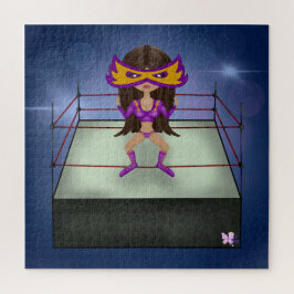 Quebra-cabeça Lâmpada Roxo Lâmpada luchadora