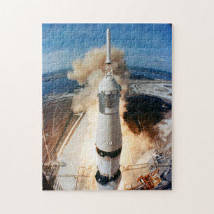 Quebra-cabeça Lançamento do foguete Saturn V 1969