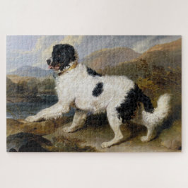 Quebra-cabeça Landseer Newfoundland Dog (Black and White Animal)