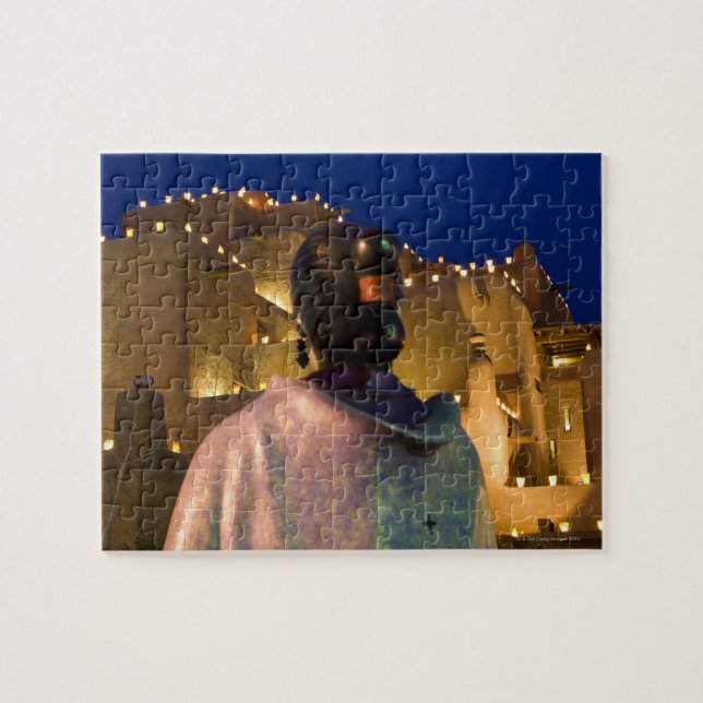 Quebra-cabeça Lanternas iluminando o prédio do adobe, com o índi (Horizontal)