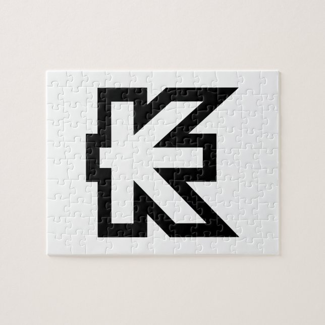 Quebra-cabeça Laos Kip Lao / Sinal de dinheiro do Laos (Horizontal)