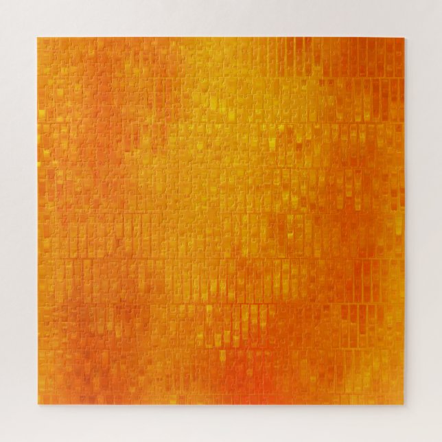 Quebra-cabeça Laranja abstrato Mosaico: Brilho (Vertical)