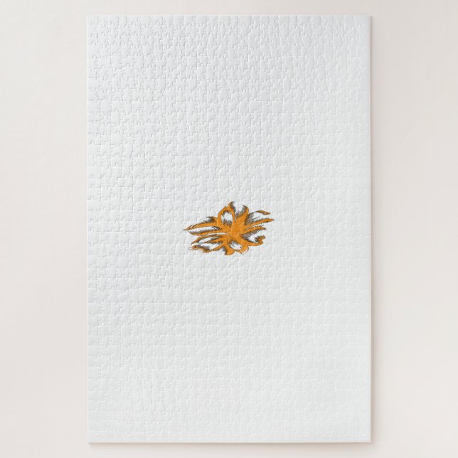 Quebra-cabeça Laranja Amarelo, Orangular, decorativo amarelo (Vertical)