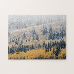 Quebra-cabeça Laranjas congeladas em cores de queda