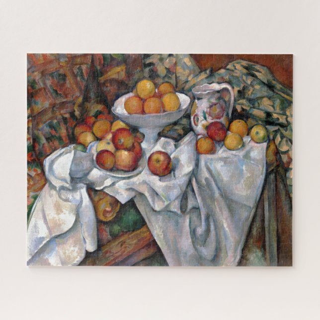 Quebra-cabeça Laranjas da Vida Estática - Paul Cezanne Pintura (Horizontal)