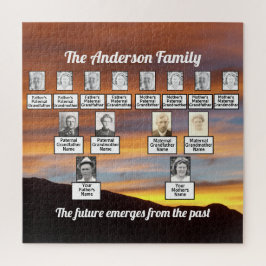 Quebra-cabeça Laranjeira Por Trás Das Montanhas, Citação Da Árvo