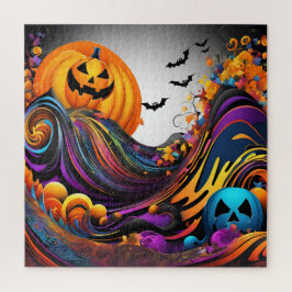 Quebra-cabeça L'art d'Halloween