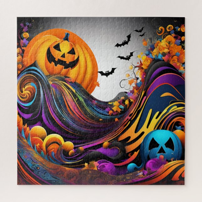 Quebra-cabeça L'art d'Halloween (Vertical)