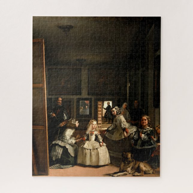 Quebra-cabeça Las Meninas por Diego Velazquez (Vertical)