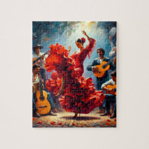Quebra-cabeça Latina Latina Flamenco Espanhola Mexicana