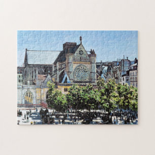 Quebra-cabeça l'Auxerrois Claude Monet de Germano do santo