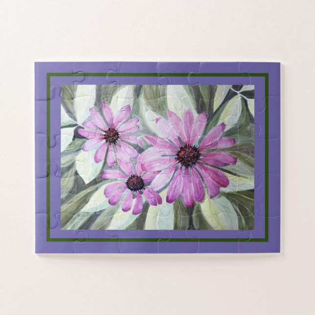 Quebra-cabeça Lavanda  Afro Daisies (Horizontal)