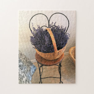 Quebra-cabeça Lavanda em uma cesta