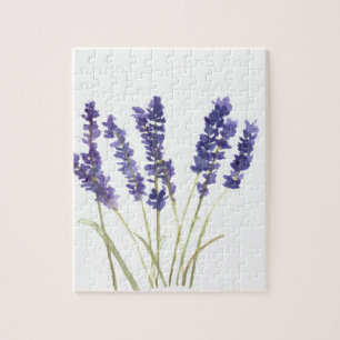 Quebra-cabeça Lavandas flores lavanda francesa