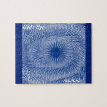 LavishlyOn Monograma Color Lava Olho Azul de Deus