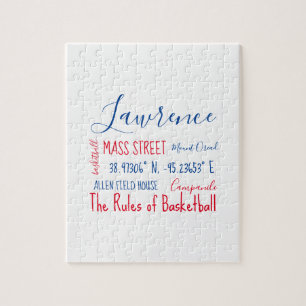 Quebra-cabeça Lawrence Kansas Subway Art