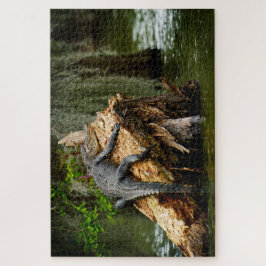 Quebra-cabeça Lazy Gator Jigsaw Puzzle