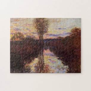 Quebra-cabeça Le Bras de Mousseaux Evening Monet Fine Art