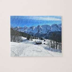 Quebra-cabeça Le Grand Bornand, Alpes Franceses