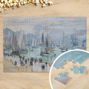 Quebra-cabeça Le Havre, Bâteaux de Peche Sortent du Port Monet