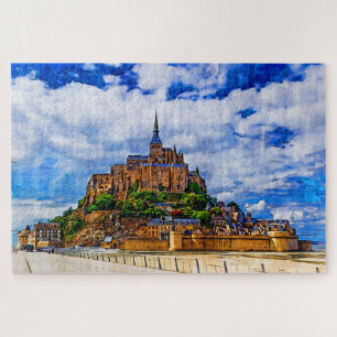 Quebra-cabeça Le Mont Santo Michel, França