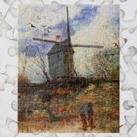 Le Moulin de la Galette por Vincent van Gogh