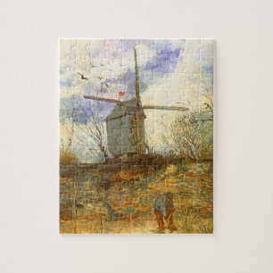 Quebra-cabeça Le Moulin Galette por Vincent van Gogh, Windmills
