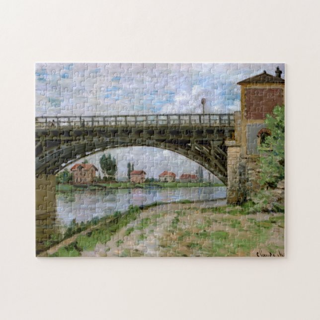 Quebra-cabeça Le Pont D'Argenteuil Claude Monet Fine Art (Horizontal)