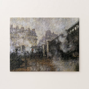Quebra-cabeça Le Pont de l'Europe, Gare Santo-Lazare Monet Fine