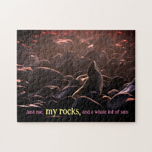 Quebra-cabeça Leão de sol (Horizontal)