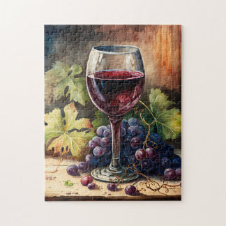 Quebra-cabeça Legal amantes do vinho