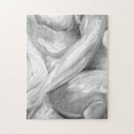 Quebra-cabeça Legal pintura de abstrato com nu masculino desenha