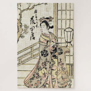 Quebra-cabeça Legal safra japonesa ukiyo-e geisha Lady maiko