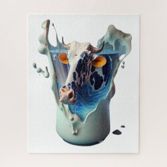 Quebra-cabeça Leite de vaca (Vertical)