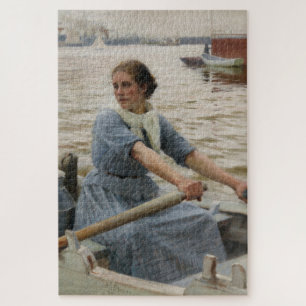 Quebra-cabeça Leite Maid em um Barco Remoso (por Albert Edelsens