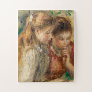 Quebra-cabeça Leitura de duas garotas - Impressionista Renoir