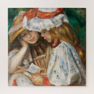 Quebra-cabeça Leitura de duas garotas - Impressionista Renoir