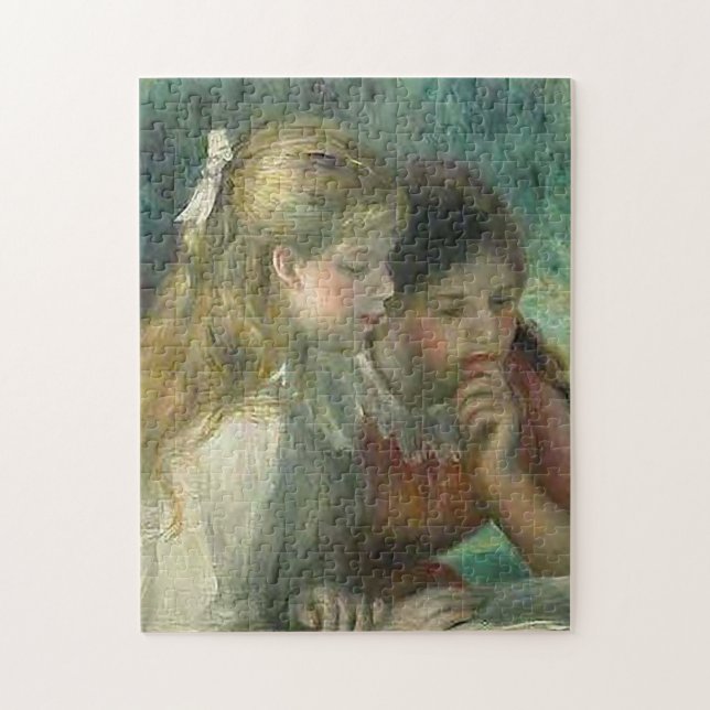 Quebra-cabeça Leitura de Pierre-Auguste Renoir (Vertical)