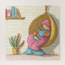 Leitura de Sereia Cozy com Sereia Cat Ilustrada