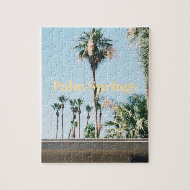 Quebra-cabeça Lembrança de Viagem de Palm Springs (Vertical)