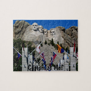 Quebra-cabeça Lembrança do Monte Rushmore South Dakota