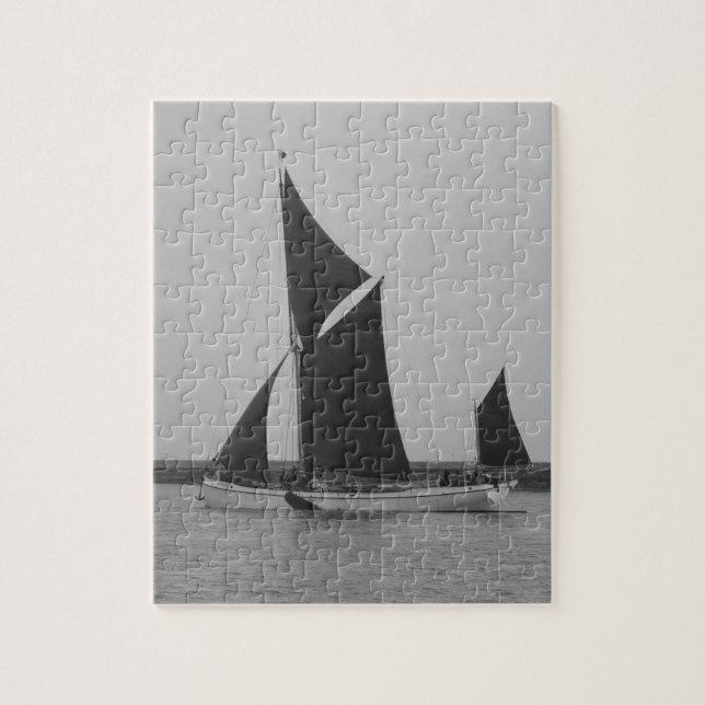 Quebra-cabeça Lembrete de Barcaça de Vela (Vertical)